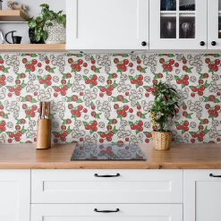 Carreaux vinyle 30x30 cm Tomates 9 pcs-Tulup