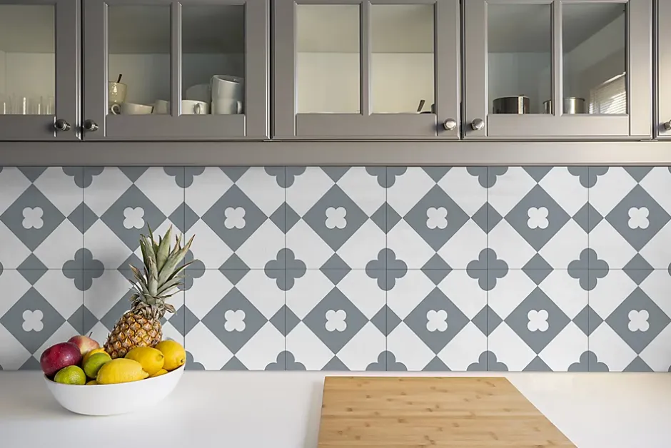 Tulup Carreaux vinyle 30x30 cm Motif en diamant 9 pcs