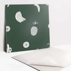 Tulup Carreaux vinyle 30x30 cm Ananas et banane 9 pcs