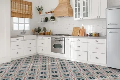 Carreaux vinyle 30x30 cm Motif fleuri 9 pcs-Tulup Online