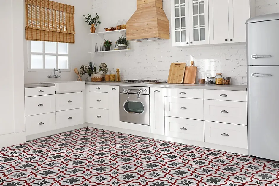 Carreaux vinyle 30x30 cm Étoiles stylisées 9 pcs-Tulup Best