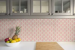 Tulup Carreaux vinyle 30x30 cm Motif rétro 9 pcs