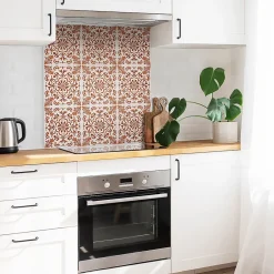 Carreaux vinyle 30x30 cm Ornement à motifs 9 pcs-Tulup New