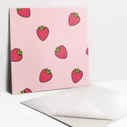 Carreaux vinyle 30x30 cm Fraises 9 pcs-Tulup Clearance