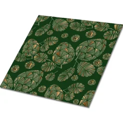 Carreaux vinyle 30x30 cm Feuilles d'abstraction 9 pcs-Tulup