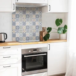 Carreaux vinyle 30x30 cm Mosaïque ornementale 9 pcs-Tulup Online