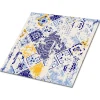 Tulup Carreaux vinyle 30x30 cm Azulejos vintage 9 pcs