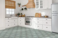 Tulup Carreaux vinyle 30x30 cm Ornement royal 9 pcs