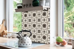 Tulup Carreaux vinyle 30x30 cm Étoiles décoratives 9 pcs