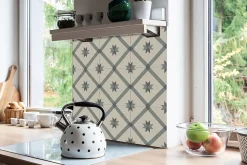 Carreaux vinyle 30x30 cm Motif géométrique 9 pcs-Tulup Clearance