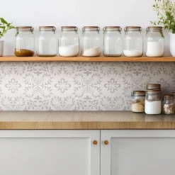 Tulup Carreaux vinyle 30x30 cm Vignes ornementales 9 pcs