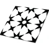 Carreaux vinyle 30x30 cm Géométrie en étoile 9 pcs-Tulup New