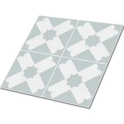 Carreaux vinyle 30x30 cm Patchwork géométrique 9 pcs-Tulup Sale