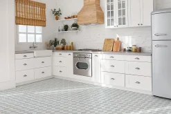 Carreaux vinyle 30x30 cm Patchwork géométrique 9 pcs-Tulup Sale