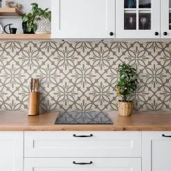 Tulup Carreaux vinyle 30x30 cm Formes décoratives 9 pcs