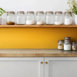 Tulup Carreaux vinyle 30x30 cm Couleur orange 9 pcs