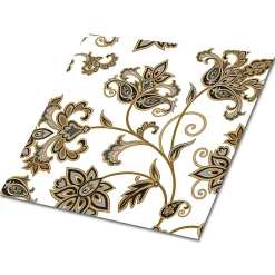 Carreaux vinyle 30x30 cm Décoration florale 9 pcs-Tulup