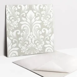 Carreaux vinyle 30x30 cm Ornement décoratif 9 pcs-Tulup Discount