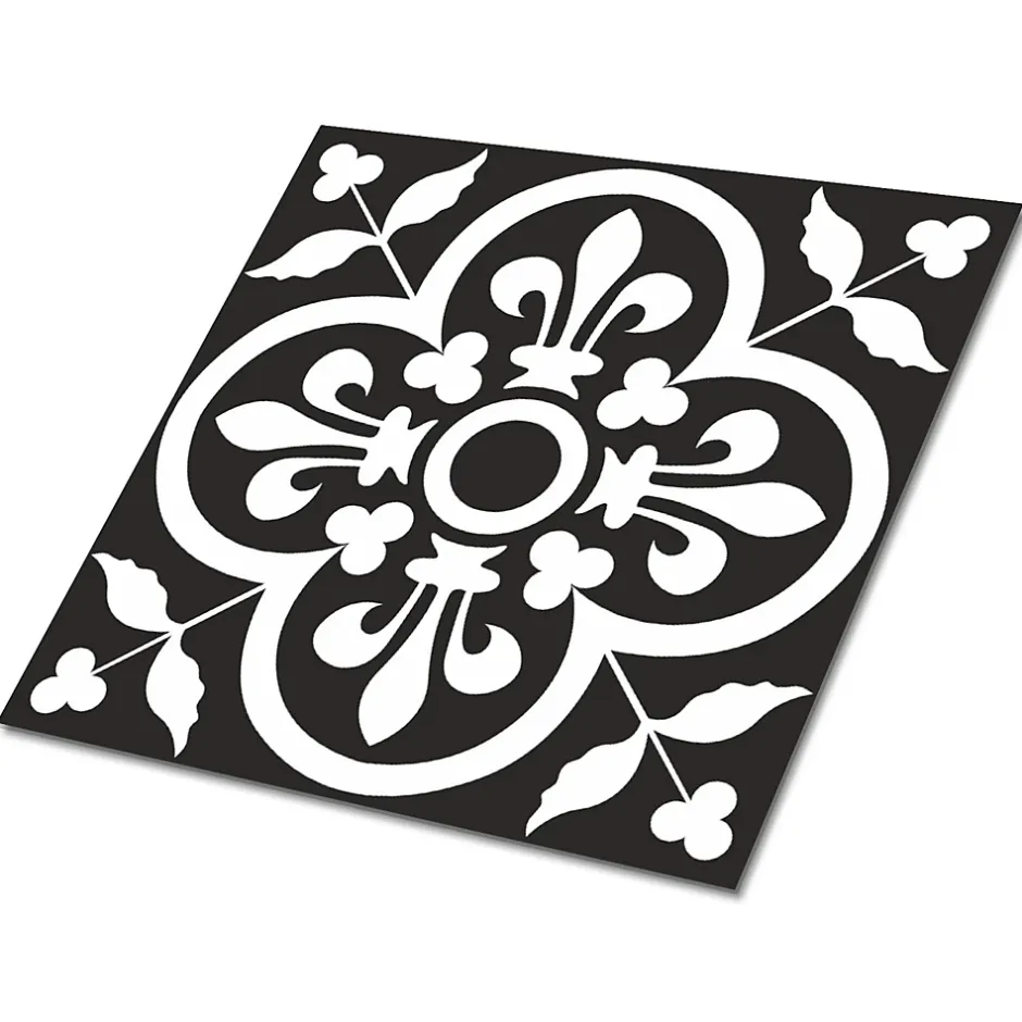 Tulup Carreaux vinyle 30x30 cm Style oriental 9 pcs