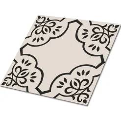 Tulup Carreaux vinyle 30x30 cm Croix géométrique 9 pcs