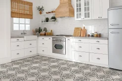 Tulup Carreaux vinyle 30x30 cm Croix géométrique 9 pcs