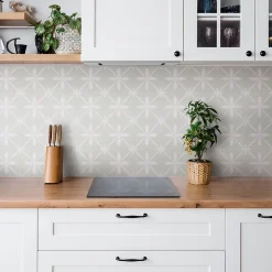 Carreaux vinyle 30x30 cm Ornements minimalistes 9 pcs-Tulup Sale