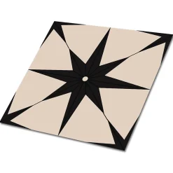 Tulup Carreaux vinyle 30x30 cm Astres 9 pcs