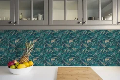 Carreaux vinyle 30x30 cm Malachite verte 9 pcs-Tulup Sale