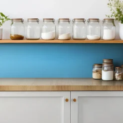 Tulup Carreaux vinyle 30x30 cm Couleur bleue 9 pcs