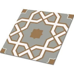 Carreaux vinyle 30x30 cm Motif géométrique 9 pcs-Tulup Outlet