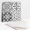 Carreaux vinyle 30x30 cm Carreaux gris à motif portugais 9 pcs-Tulup Online