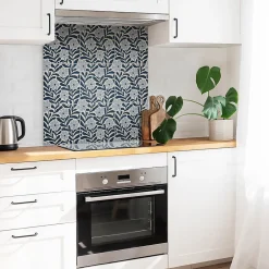 Tulup Carreaux vinyle 30x30 cm Fleurs peintes 9 pcs