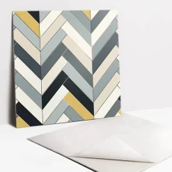 Tulup Carreaux vinyle 30x30 cm Composition du parquet 9 pcs