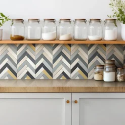 Tulup Carreaux vinyle 30x30 cm Composition du parquet 9 pcs