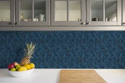 Carreaux vinyle 30x30 cm Feuilles rétro 9 pcs-Tulup Clearance