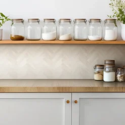 Tulup Carreaux vinyle 30x30 cm Parquet clair et délicat 9 pcs