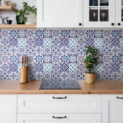 Tulup Carreaux vinyle 30x30 cm Carreaux décoratifs 9 pcs