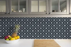 Tulup Carreaux vinyle 30x30 cm Motif arabe oriental 9 pcs