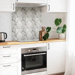 Tulup Carreaux vinyle 30x30 cm Marbre et or tendance 9 pcs