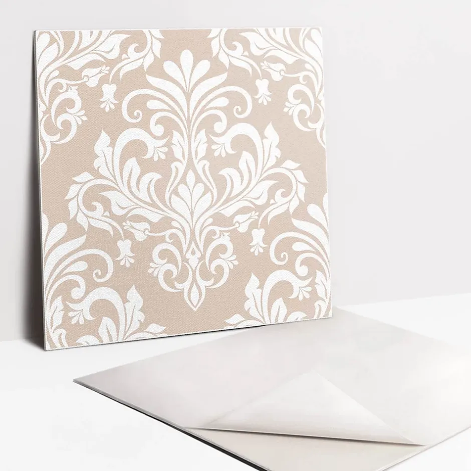 Tulup Carreaux vinyle 30x30 cm Ornement élégant 9 pcs