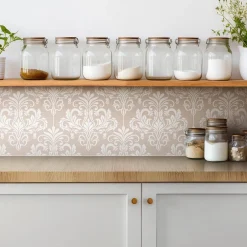 Tulup Carreaux vinyle 30x30 cm Ornement élégant 9 pcs