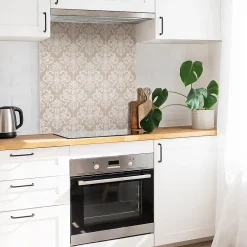 Tulup Carreaux vinyle 30x30 cm Ornement élégant 9 pcs