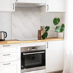 Tulup Carreaux vinyle 30x30 cm Marbre clair délicat 9 pcs