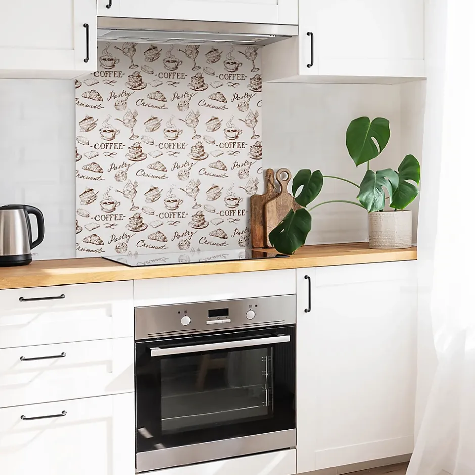 Carreaux vinyle 30x30 cm Thème du café 9 pcs-Tulup Clearance