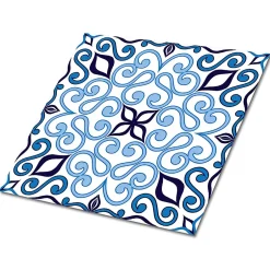 Tulup Carreaux vinyle 30x30 cm Oasis 9 pcs