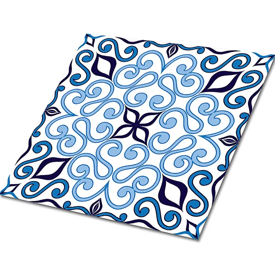 Tulup Carreaux vinyle 30x30 cm Oasis 9 pcs