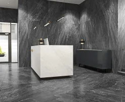 Carrelage Agathos Gris - Mat 120 x 60cm ( vendu par boite de 1,44 m² )-Energie Ker Outlet