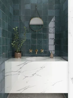 Carrelage Alma Azul - brillant 30 x 10cm ( vendu par boite de 1,14 m² )-Bestile Discount