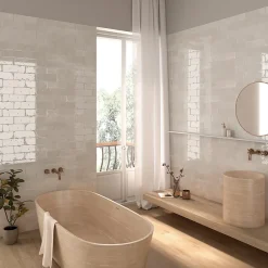 Carrelage Alma Blanc brillant - brillant 30 x 10cm ( vendu par boite de 1,14 m² )-Bestile Hot