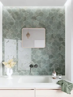 Bestile Carrelage Alma Gris - brillant 15 x 15cm ( vendu par boite de 0,45 m² )